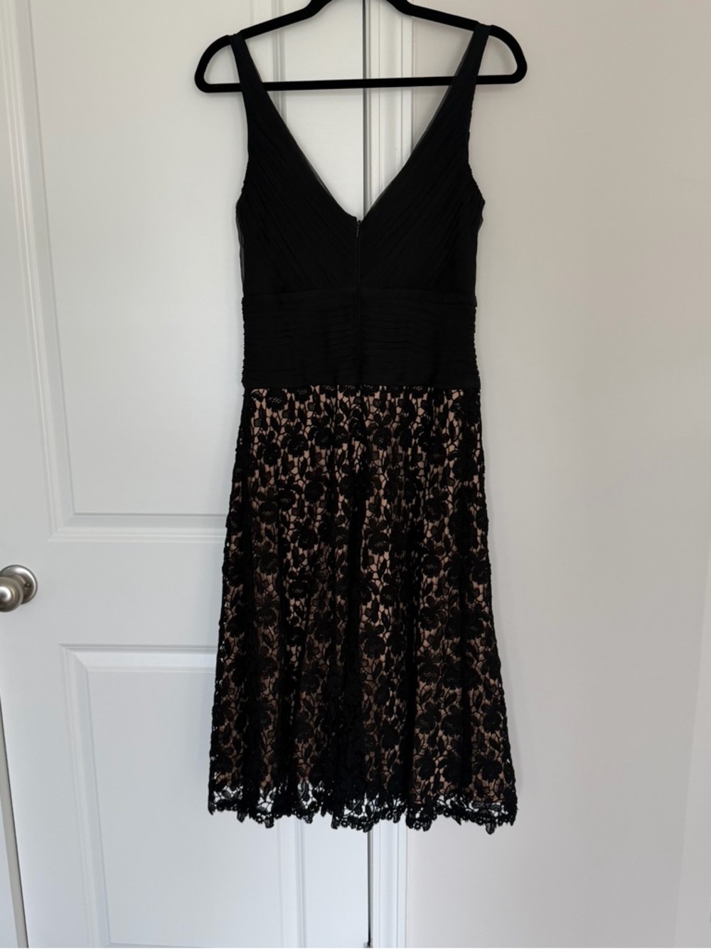 Tadashi Shoji Crochet Lace Overlay Cocktail Dress